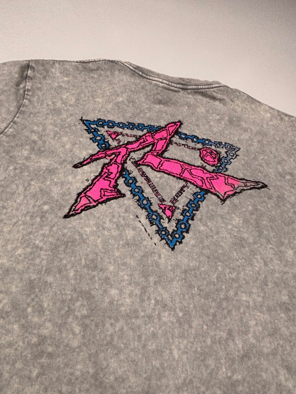 Mens Gray and Pink Rusty Surfboards Size XL B235
